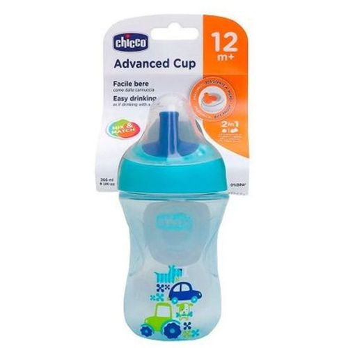 Chicco Čaša ADVANCED 12m+ 266ml, Plava slika 1