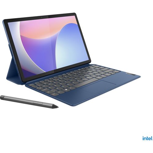IdeaPad Duet 3 11IAN8 Tablet+Keyboard (Abyss Blue) N200 QuadCore 3.7GHz/6MB, 8GB, 256GB NVMe, 11.5" 2K IPS (2000x1200) 400n 10-point MultiTouch, Intel UHD, USB-C, F-5MP/R-8MP, WiFi AX, 36Wh, BT5.1, Win11HomeS slika 1