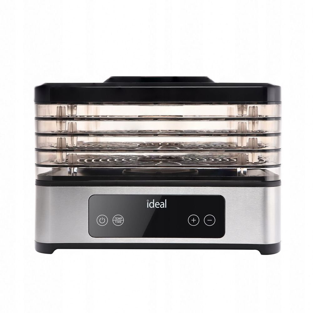 IDEAL INOX veliki dehidrator hrane – za gljive, voće i povrće, s konvekcijom, 400 W i tajmerom slika 3