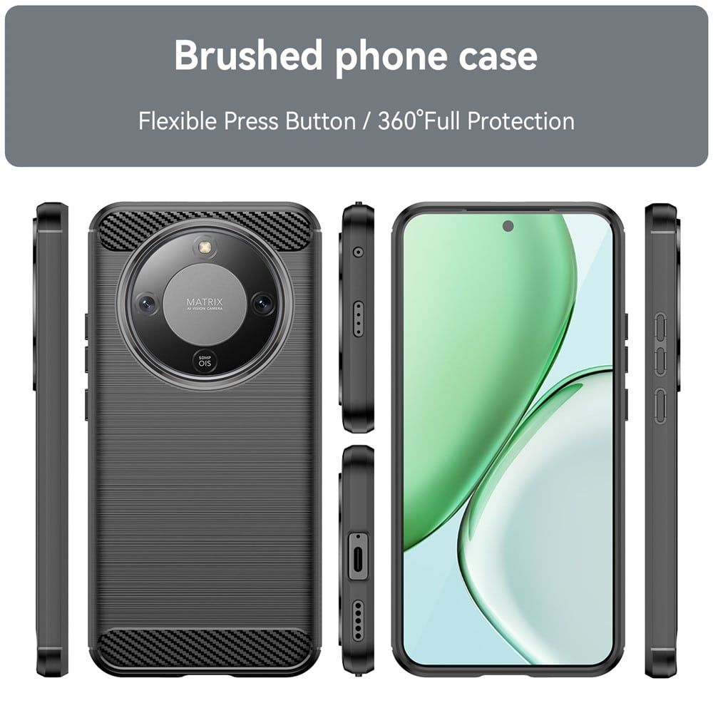 Techsuit Carbon Silicone maska za Honor Magic8 Lite – crna slika 5