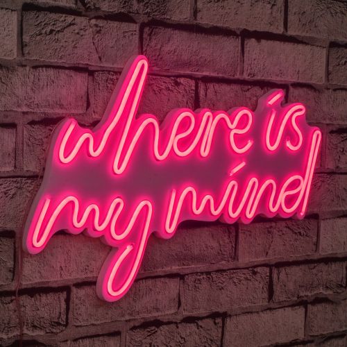 Wallity Ukrasna plastična LED rasvjeta, Where Is My Mind - Pink slika 10