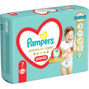 Pampers pelene-gaćice Premium Care veličina 7 36 kom