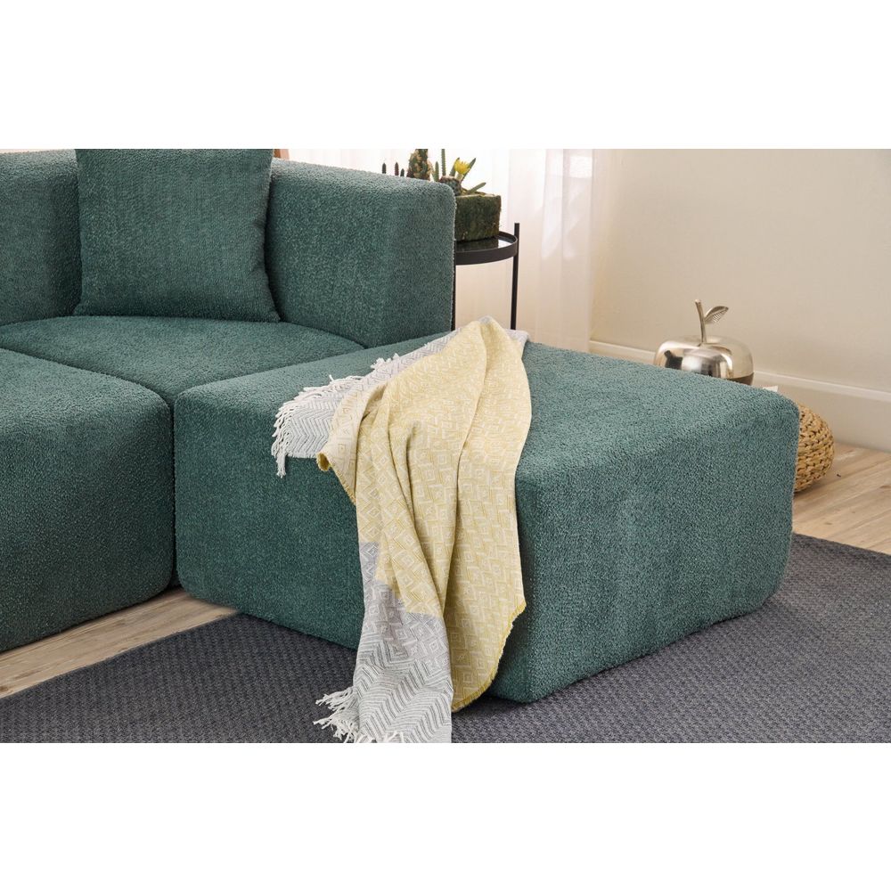 Ugaona Sofa Raks - Zelena boja slika 6