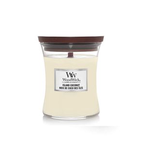 WOODWICK CLASSIC MEDIUM, svijeća mirisna Island Coconut 