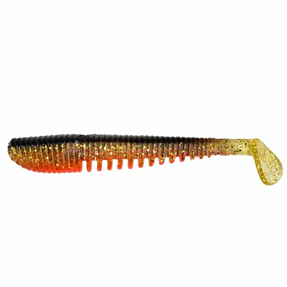 MATE silikonska varalica Ribs Shad 9.5cm 6kom OLD GOLD (MT10183) slika 1