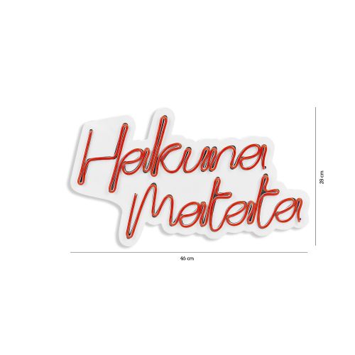 Hakuna Matata - Red Red Decorative Plastic Led Lighting slika 9