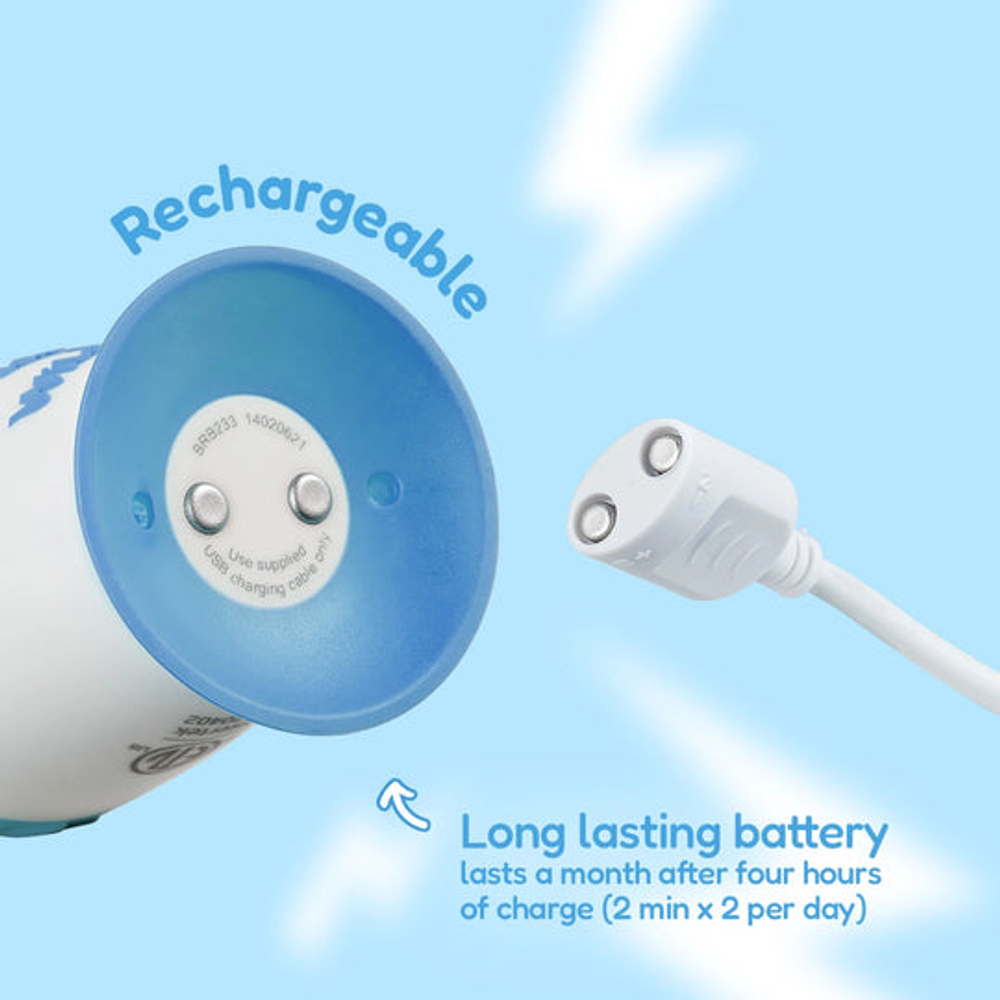 Brush-Baby Dječija punjiva električna četkica WildOnes - Slon slika 9