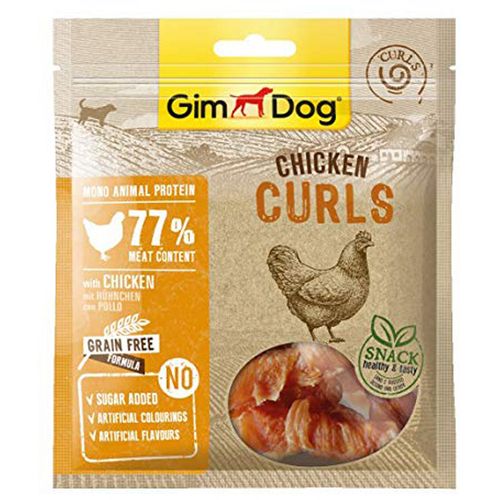 GimDog poslastica za pse Superfood Curls Piletina, 55 g slika 1