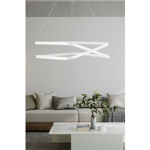 Starway - White, White Light White Chandelier