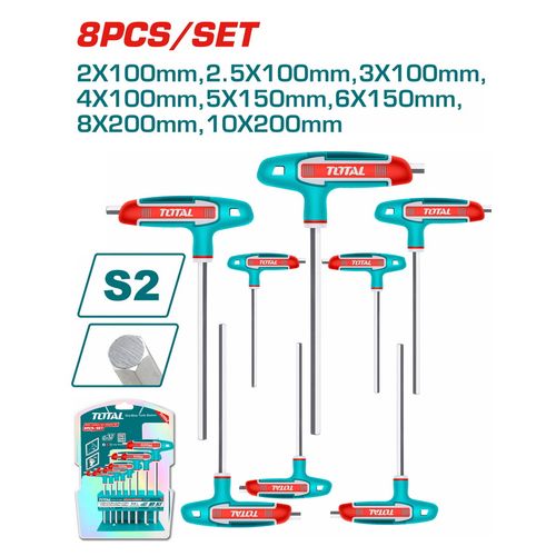 TOTAL 8 set inbus sa T ručkom THHW80816 slika 1
