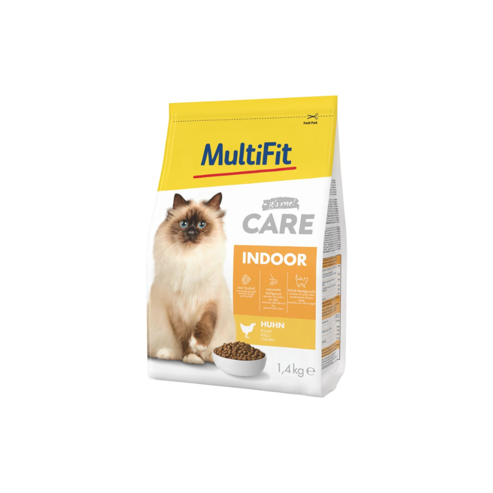 MultiFit Cat Care Indoor piletina 1,4 kg slika 1