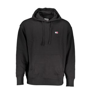 TOMMY HILFIGER MEN'S BLACK ZIPLESS SWEATSHIRT