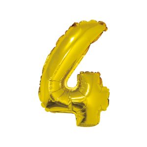 FG-C35Z4 Folijski balon 4 Zlatni 35cm