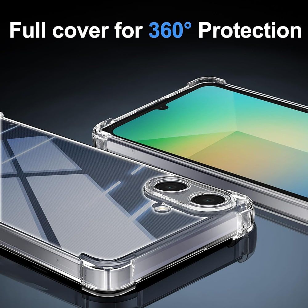 Techsuit Shockproof Clear Silicone prozirna maskica otporna na udarce za Samsung Galaxy A07 4G slika 3