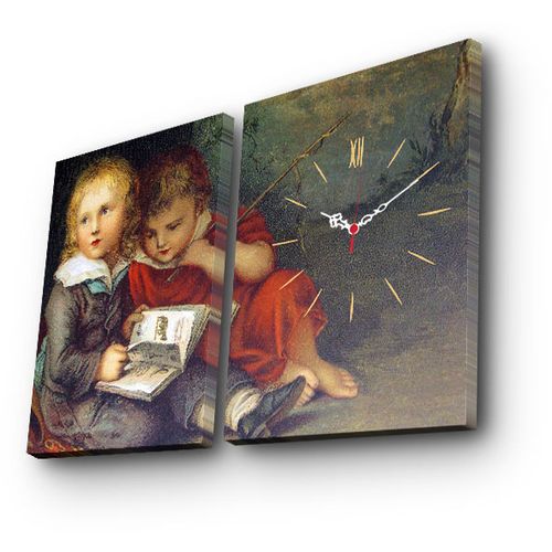 Wallity Zidni sat dekorativni na platnu (2 komada), 2P3040CS-133 slika 4