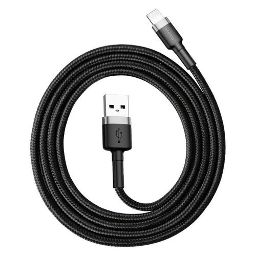 Baseus Cafule USB Lightning kabel 2,4A 1m (sivo+crno) slika 1