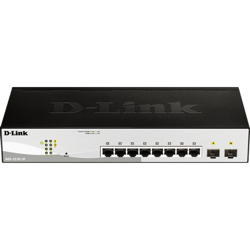 LAN Switch D-Link DGS-1210-10/E 10/100/1000 8port/2SFP Smart slika 1