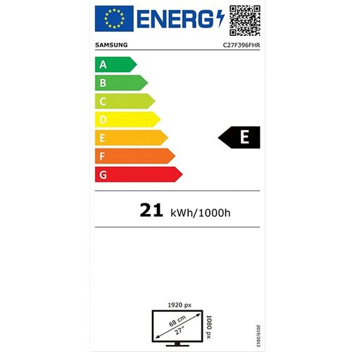 Samsung monitor C27F396FHR 27" FHD 60Hz, ukrivljen zaslon, 4ms, Freesync (crni) slika 6