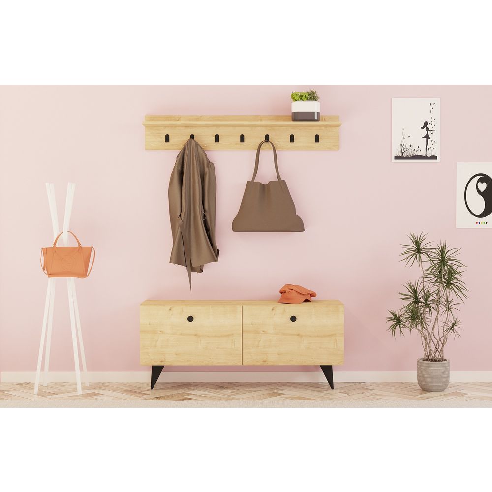 Rupa - Oak Oak Hall Stand slika 3