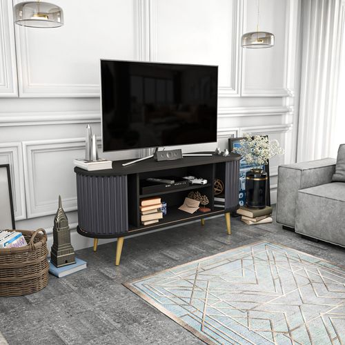 Stor - Black, Anthracite Black
Anthracite TV Stand slika 5