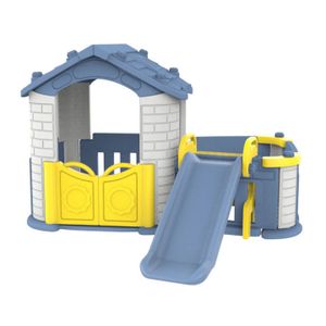 Set HOUSE 3u1 - plavi - plastično dječje igralište