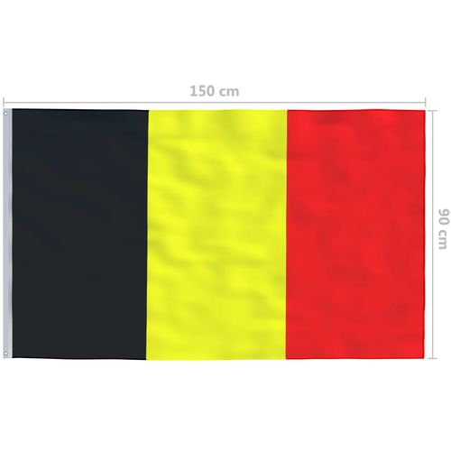 Belgijska zastava 90 x 150 cm slika 21