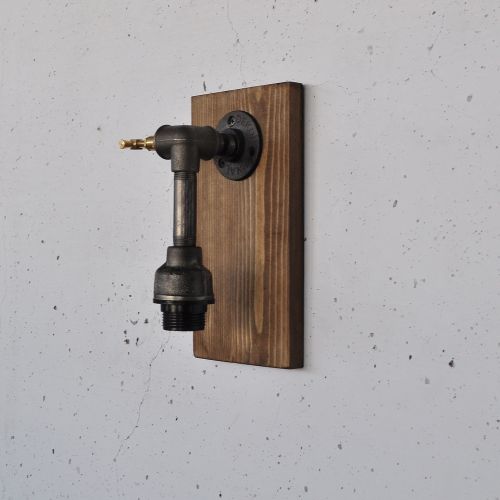 Pp175 Wooden
Black Wall Lamp slika 4