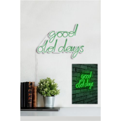 Wallity Ukrasna plastična LED rasvjeta, Good Old Days - Green slika 11