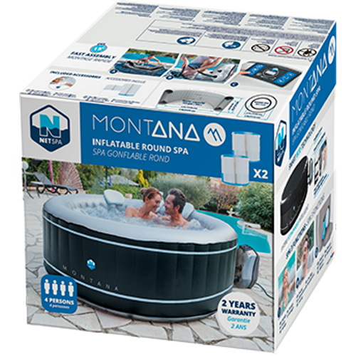 NetSpa Montana masažni bazen jacuzzi na napuhavanje za 4 osobe Ø175x70cm slika 2