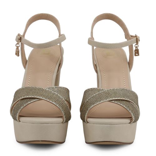 Ženske sandale Laura Biagiotti 6118 NABUK BEIGE slika 3