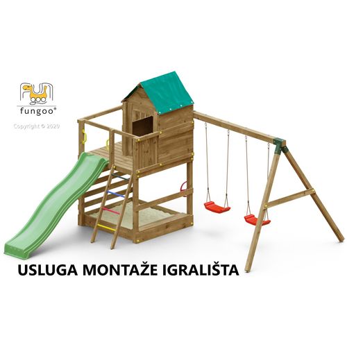 Usluga montaže za drveno dječje igralište JARCAS 4 slika 1