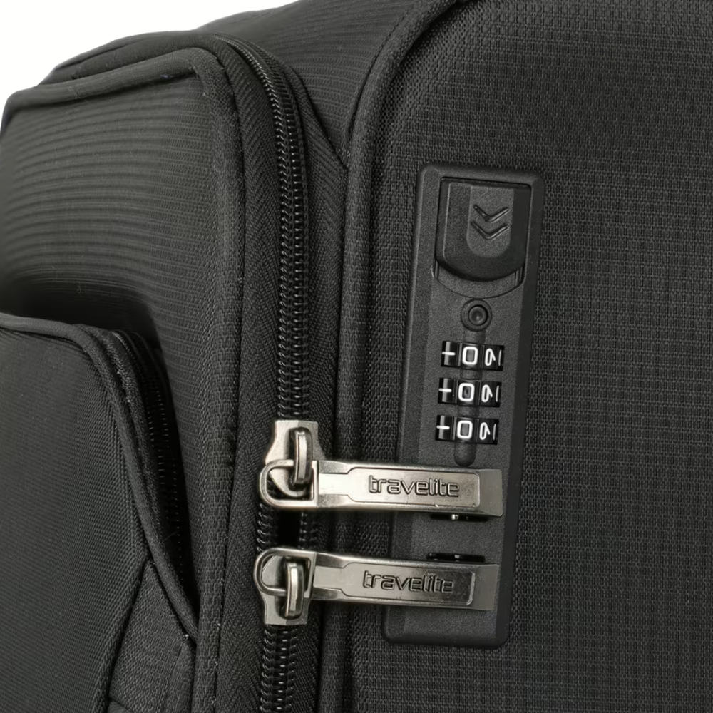 Travelite kofer 55 cm Jetpack sa dva točkića 090224-01, crni slika 3