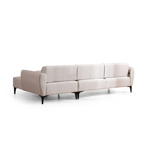 Atelier Del Sofa Kutna garnitura, Bijela, Belissimo Right - Off White slika 7