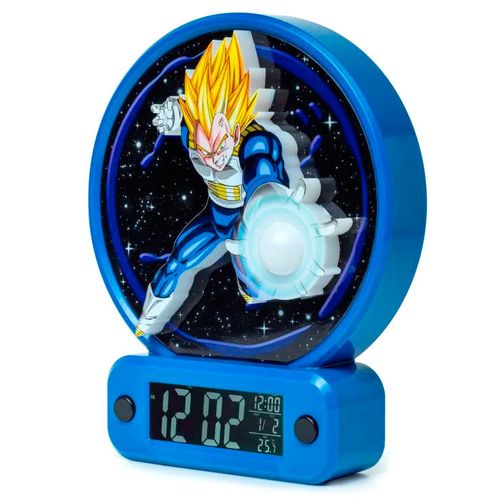 Dragon Ball Z Vegeta Budilica s Prikazom Datuma, Vremena i Temperature slika 2