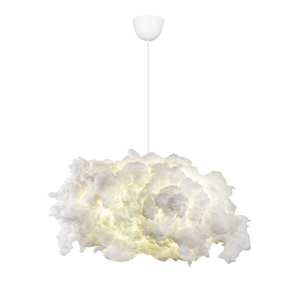 Luster 'Cloud - White White' sa Pamučnom Kapom slika 4