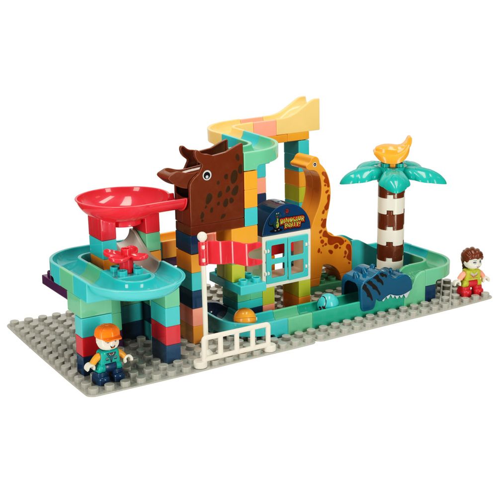 Creative Blocks Dinosaur Park staza s loptom 147 dijelova slika 2