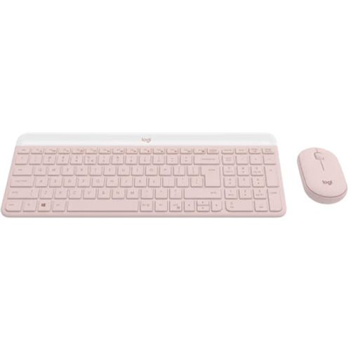 LOGITECH MK470 Wireless Desktop US Roze tastatura + miš slika 2