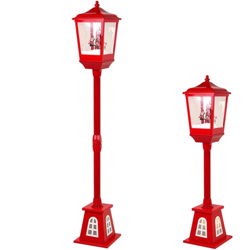 Božićna lampa s efektima 2u1 - crvena slika 1