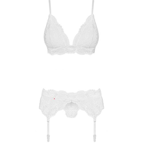 Sexy set 3-delni 810-SEG-2 bele boje - L/XL slika 3