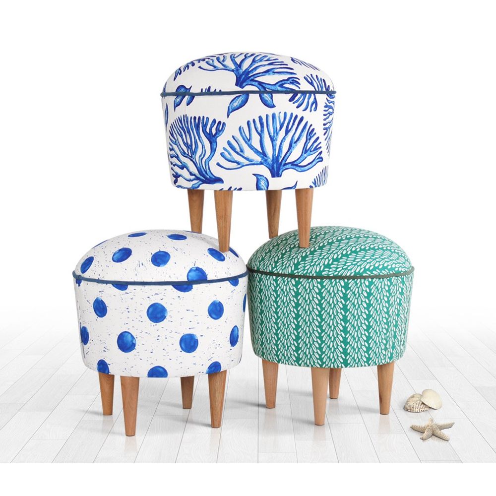 Rakamoz 8858 Višebojni Pouf slika 6