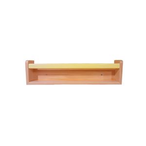 Woody Fashion Polica za knjige Yellow Bookshelf