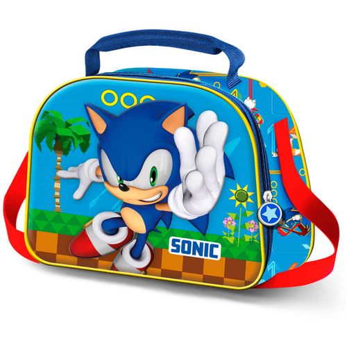 Sonic the Hedgehog Faster 3D lunch bag slika 1