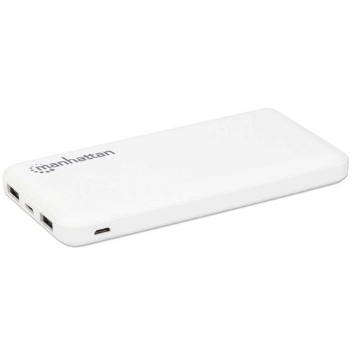Manhattan Powerbank 10,000 mAh bijeli (USB-C and Micro-USB) slika 1