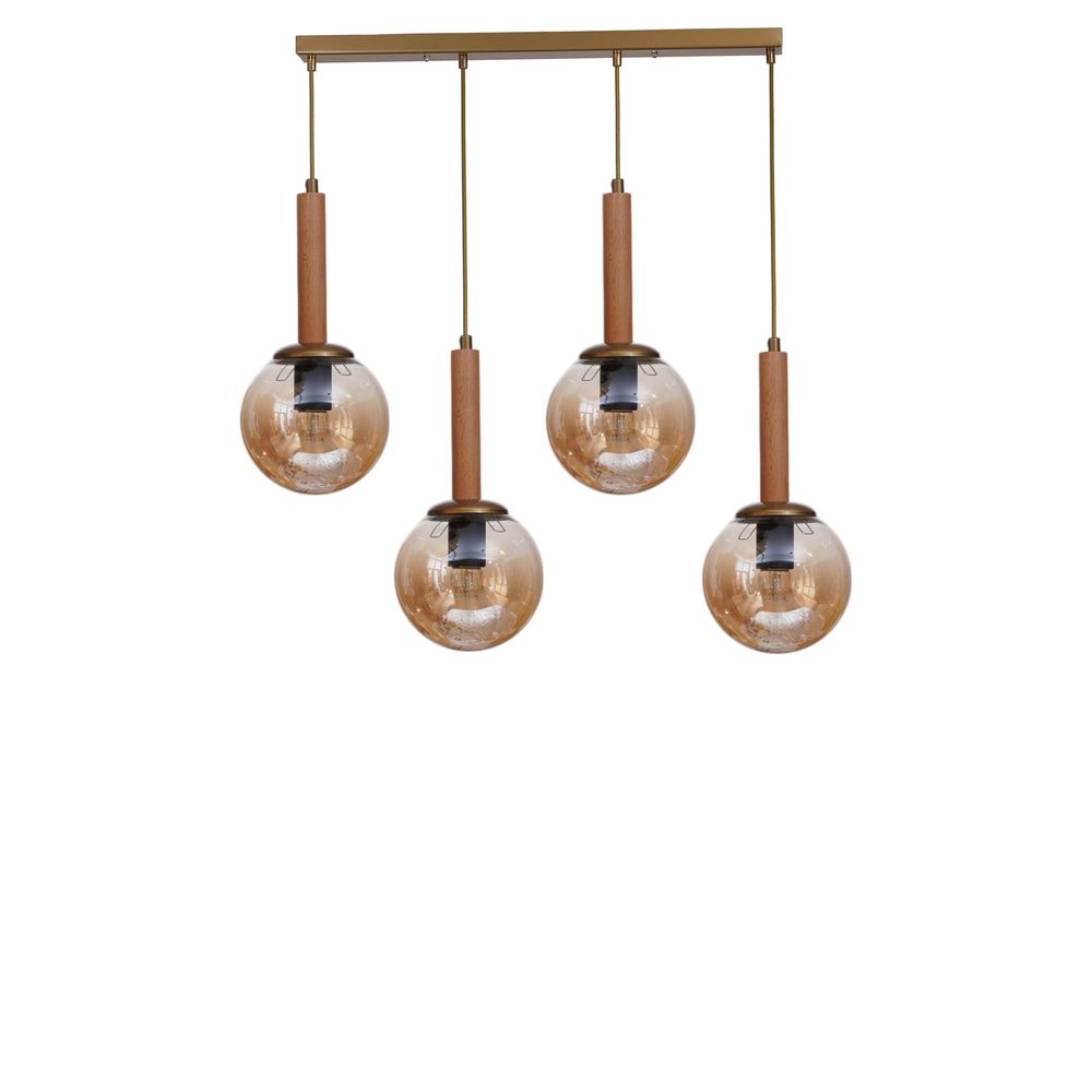Opviq Luster 932, Med, Hrast, Zlatni slika 2