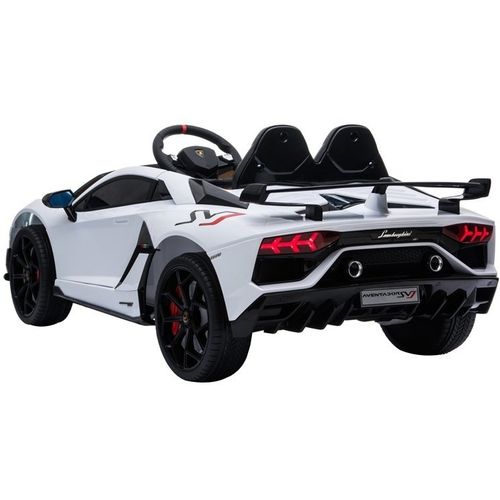 Licencirani auto na akumulator Lamborghini Aventador - bijeli slika 6