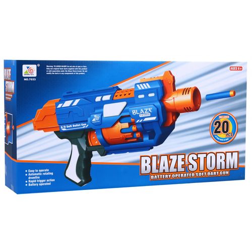 Blaze Storm pištolj s bubanj spremnikom + 10 patrona slika 1
