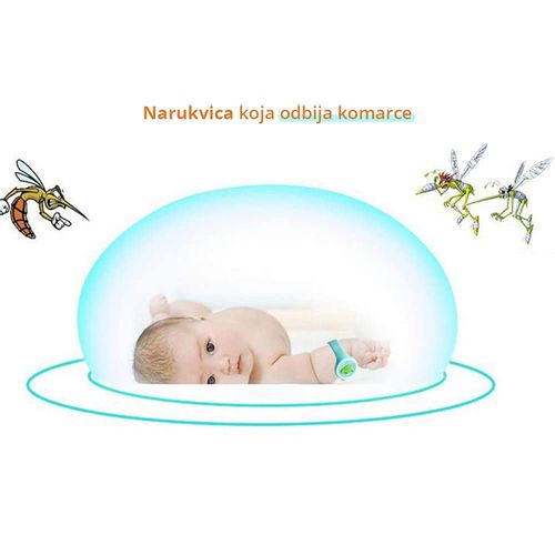 Narukvice protiv komaraca za decu (2 + 1 GRATIS) slika 7