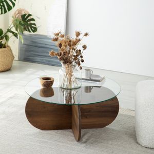 Bubble 2 - Walnut Walnut Coffee Table