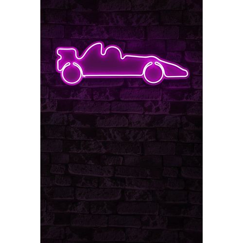 Wallity Ukrasna plastična LED rasvjeta, Formula 1 Race Car - Pink slika 10
