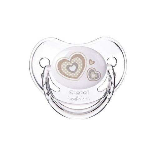 "CANPOL ORTHODONTIC BABY SILIKONSKA VARALICA 6-18M 22/566 ""Newborn baby"" 1kom - HEARTS" slika 1